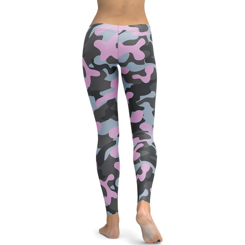 Pink Camo Leggings