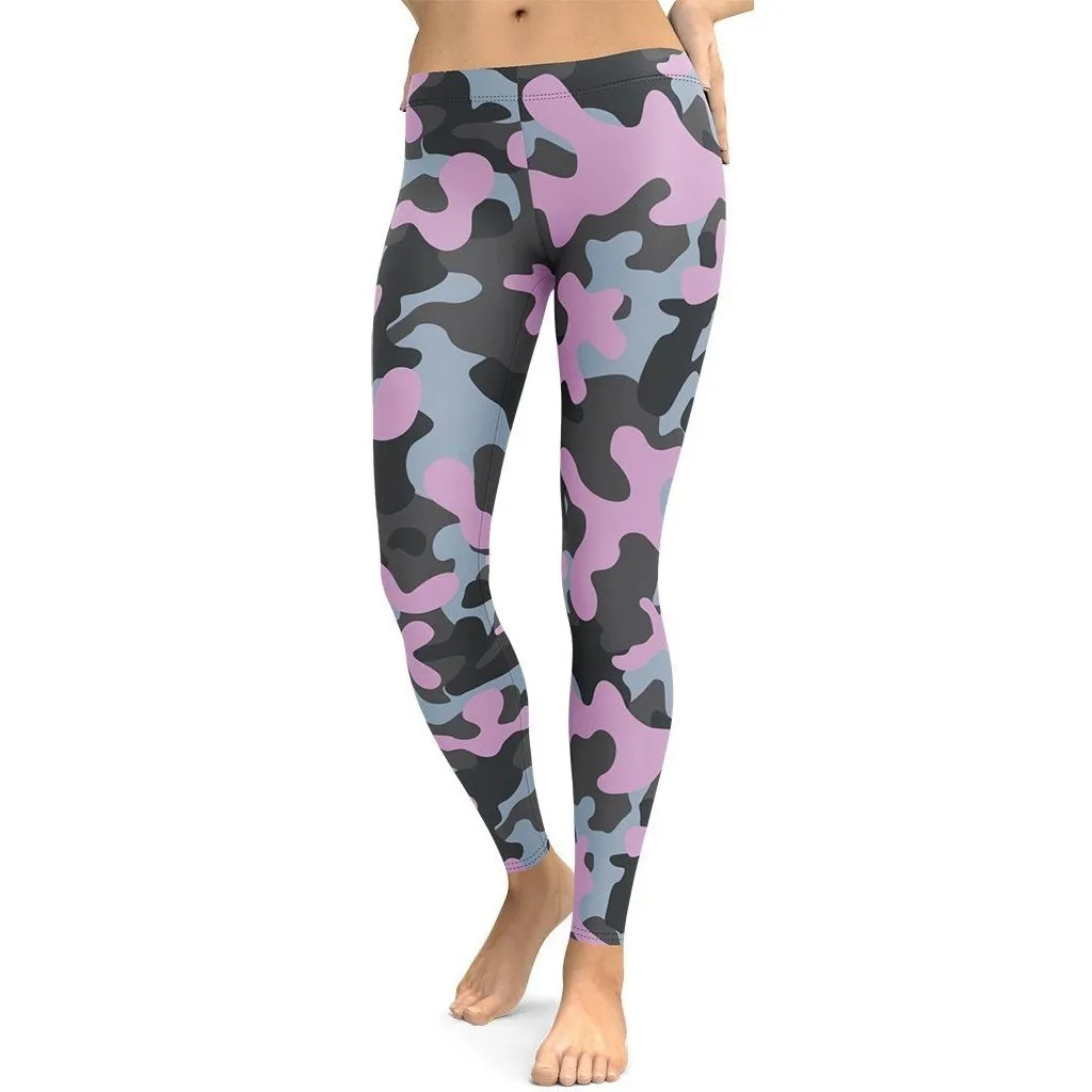 Pink Camo Leggings