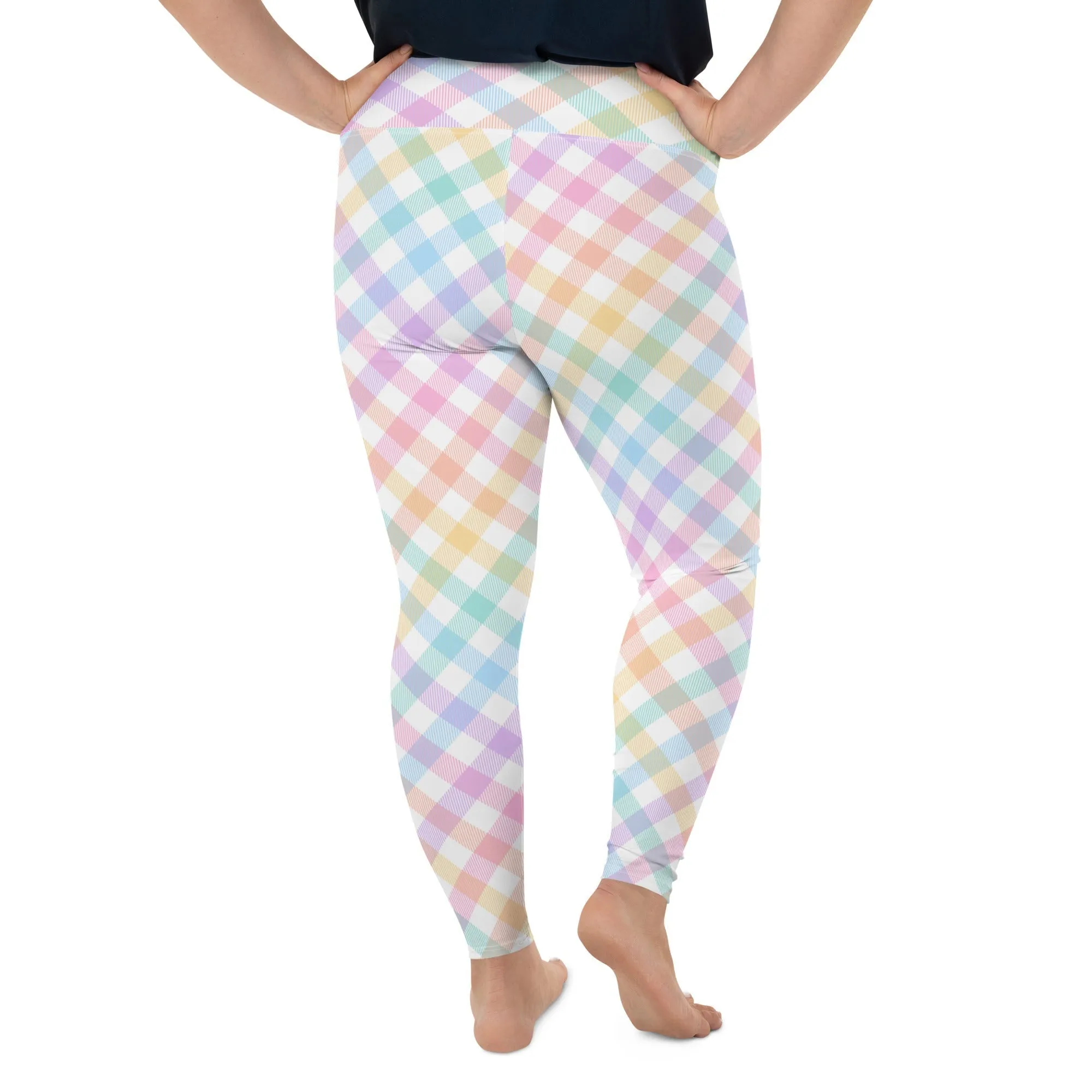 Plaid Easter Plus Size Leggings