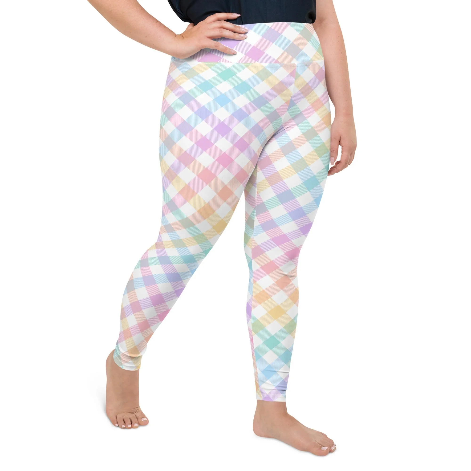 Plaid Easter Plus Size Leggings