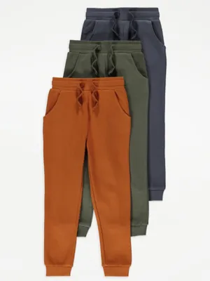 Plain Joggers 3 Pack | Kids | George at ASDA