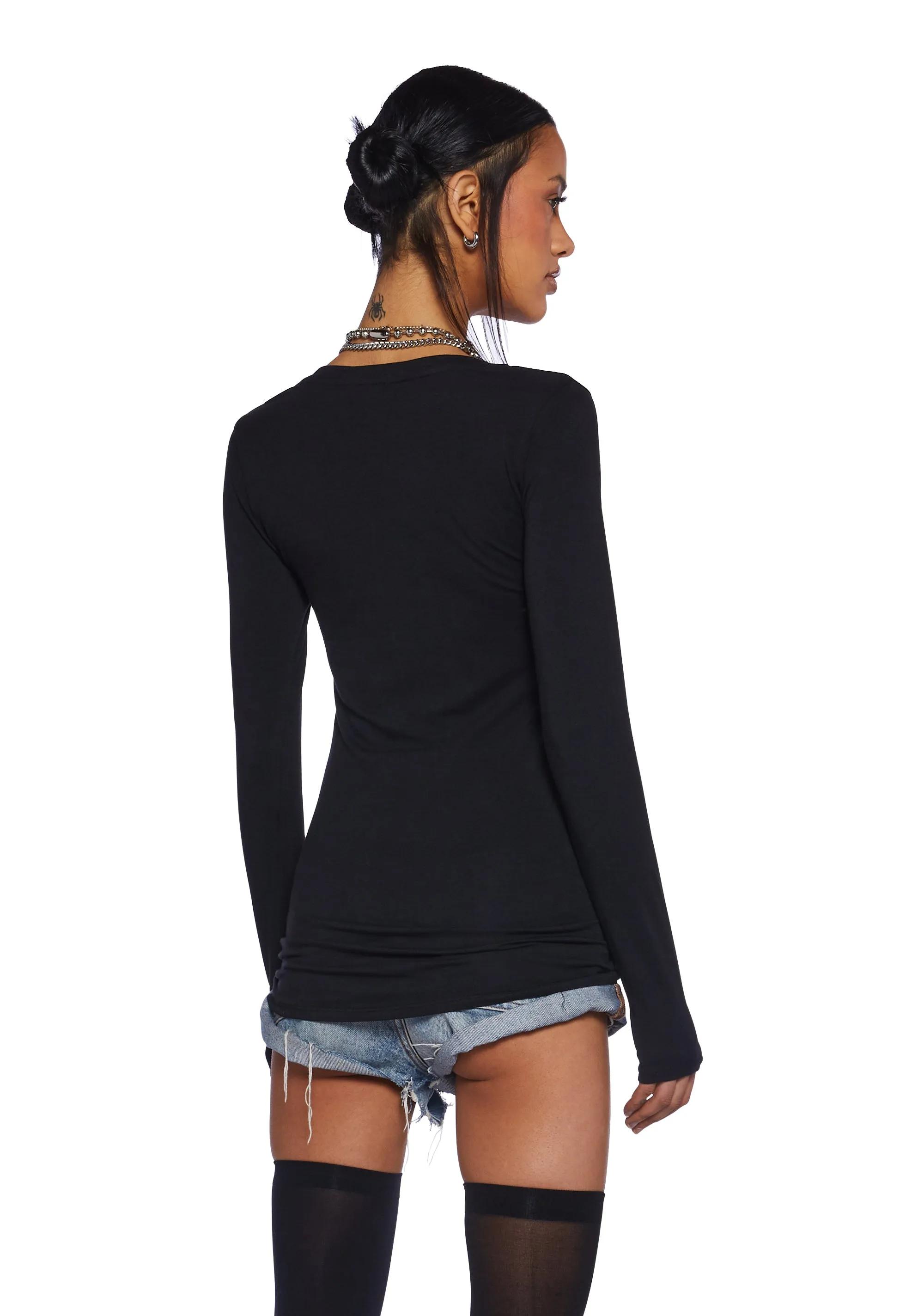 Plus Just Can't Wait Thermal Crop Top-