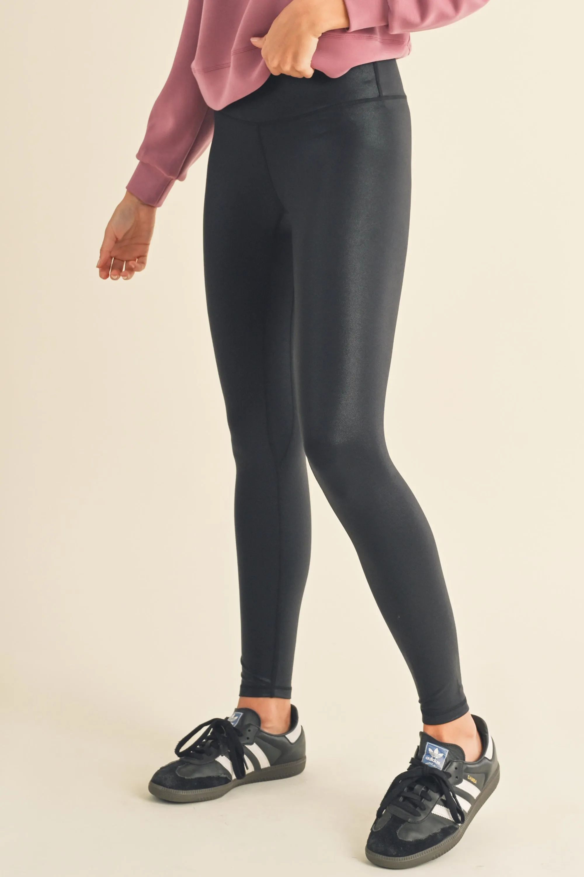 Plus Size High Rise Active Leggings