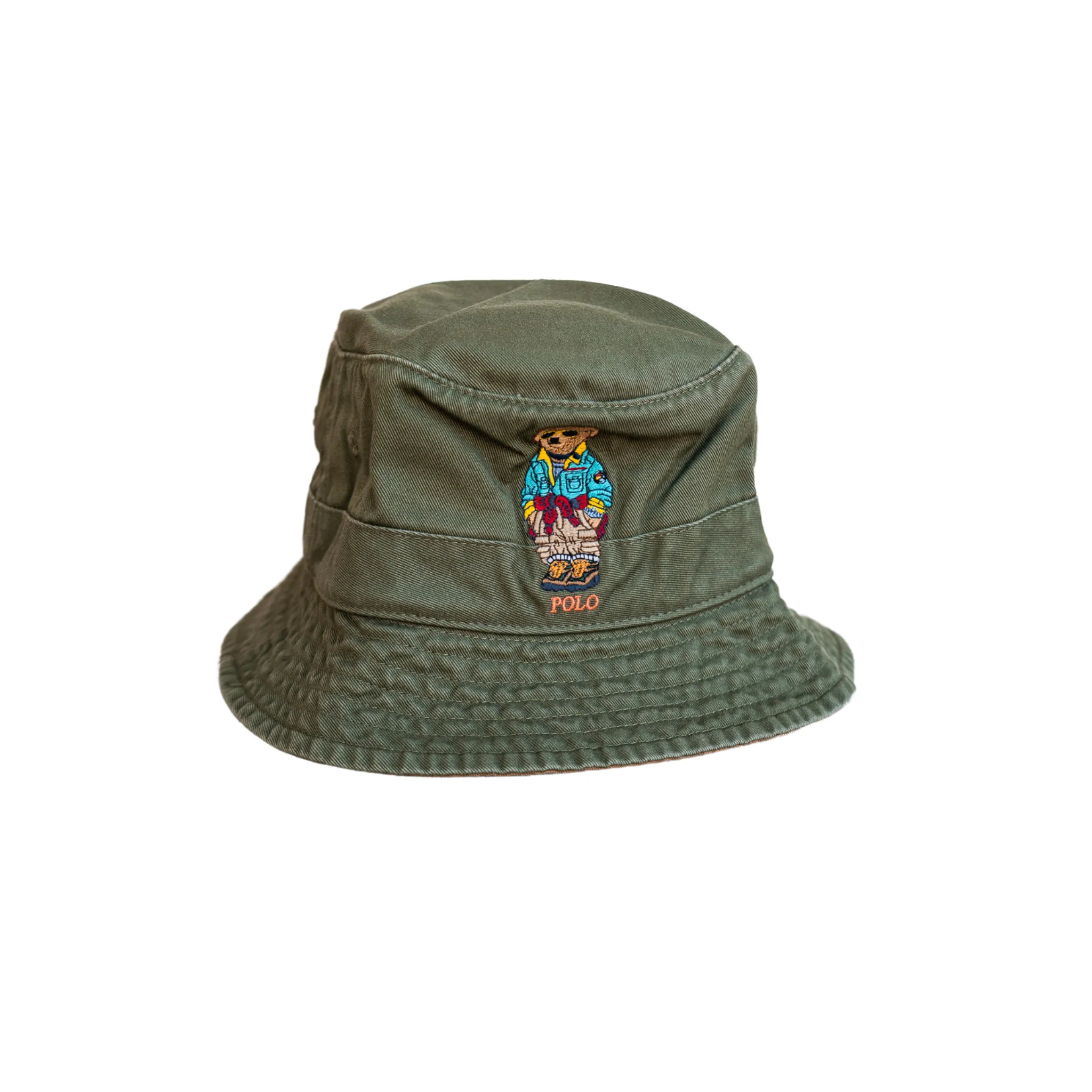 Polo Ralph Lauren Bear Bucket Hat (Olive)