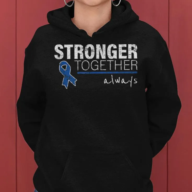 Positive Message For Colon Cancer Awareness Women Hoodie