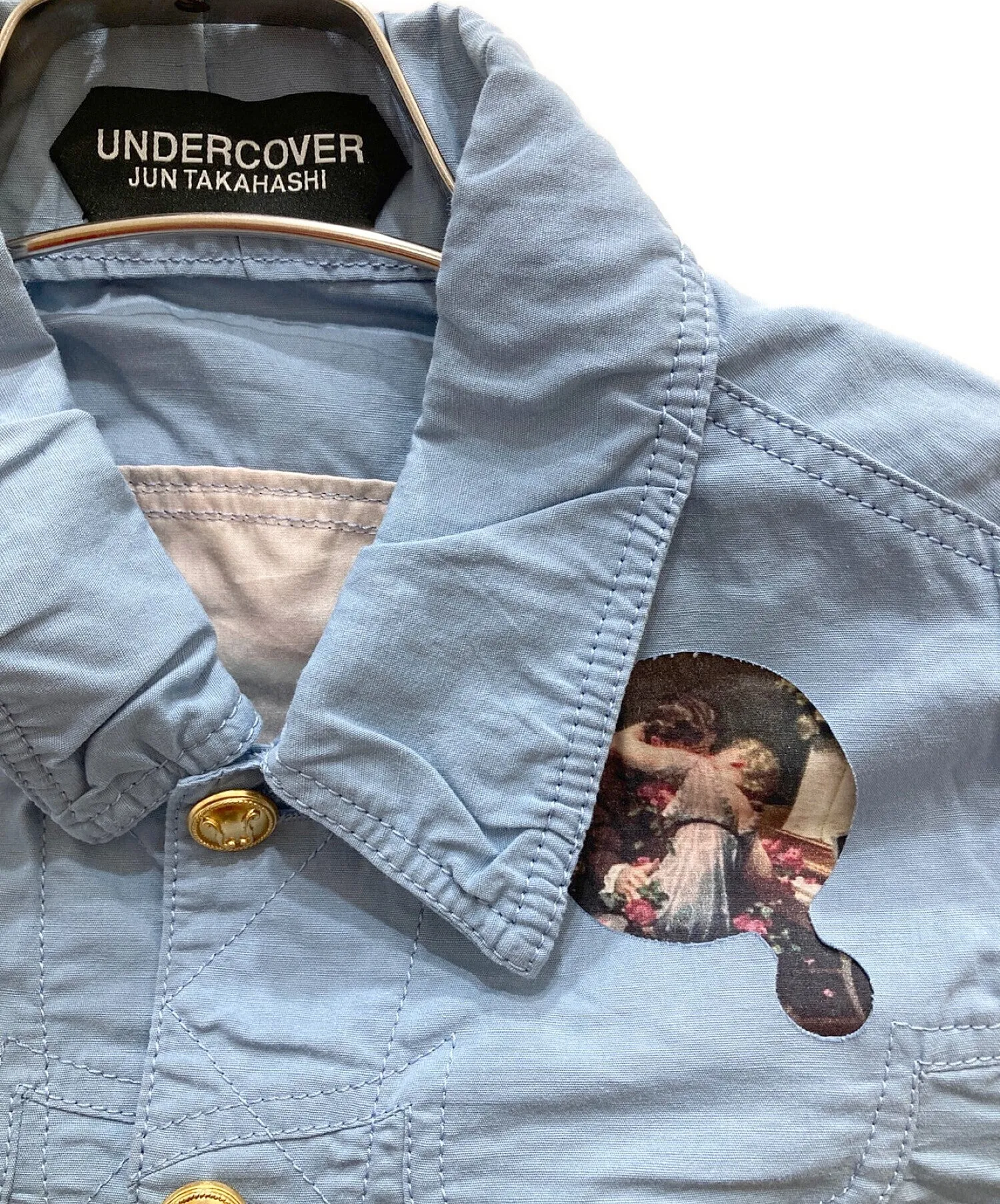 [Pre-owned] UNDERCOVER Cutwork Studded Western Jacket UCS1202-1