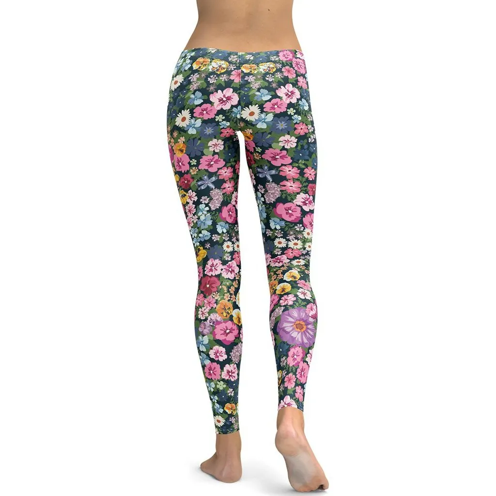 Pretty Floral Leggings