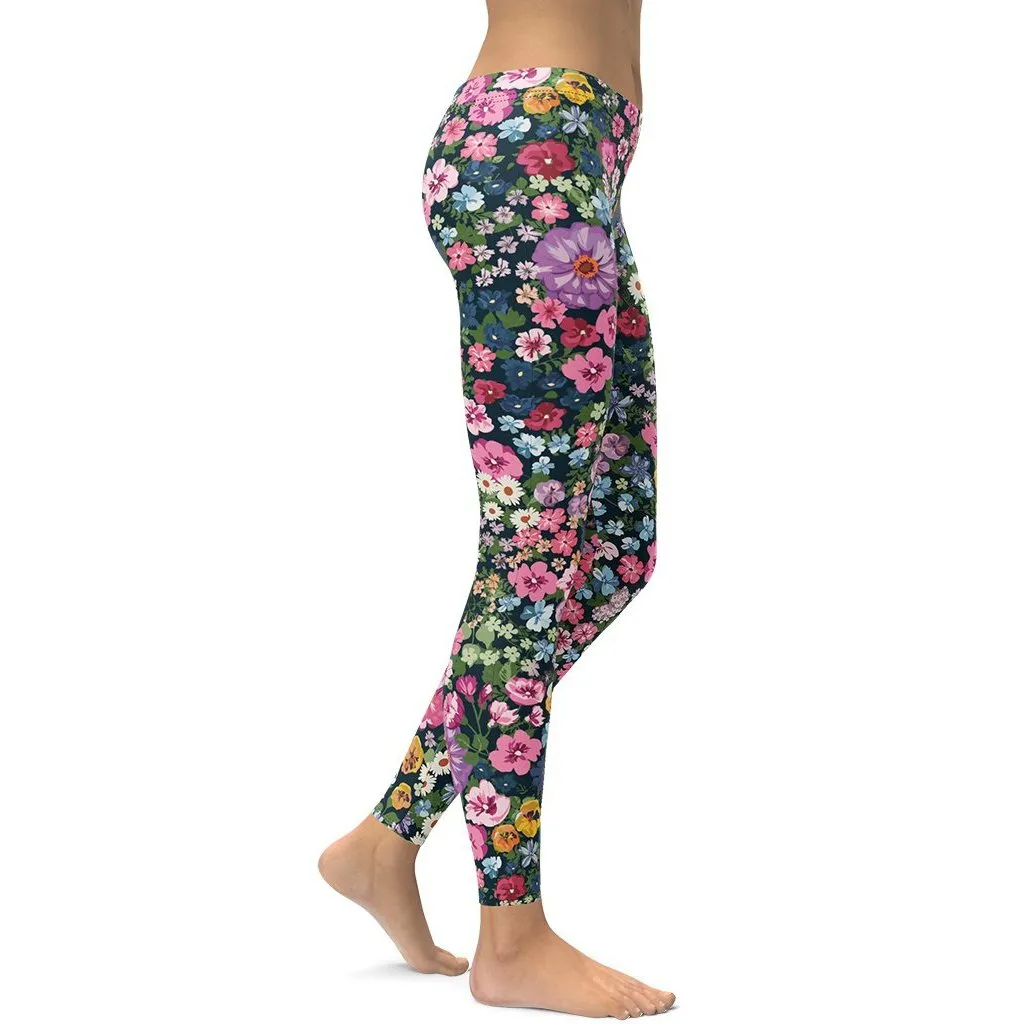 Pretty Floral Leggings