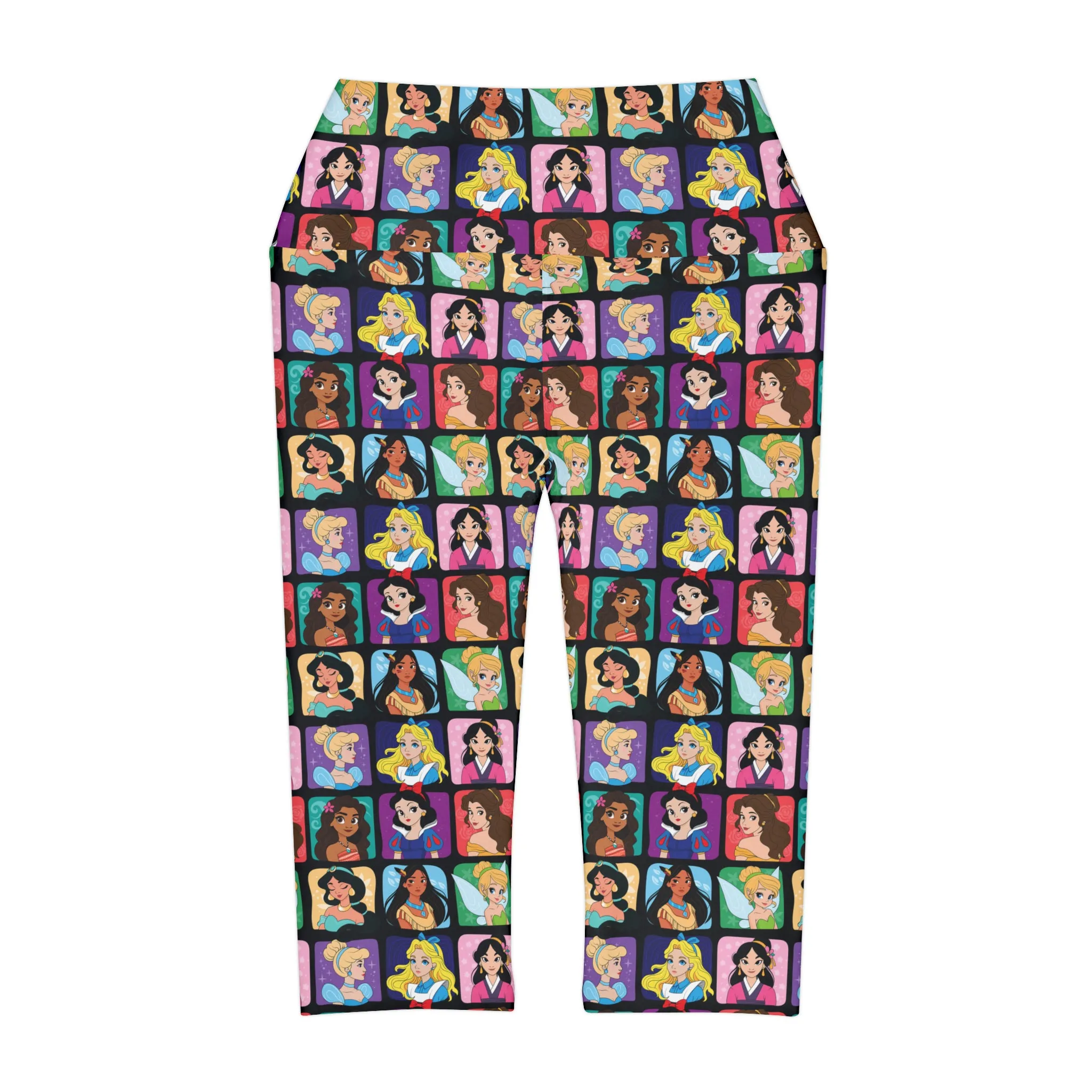 Princess Portraits Athletic Capri Leggings