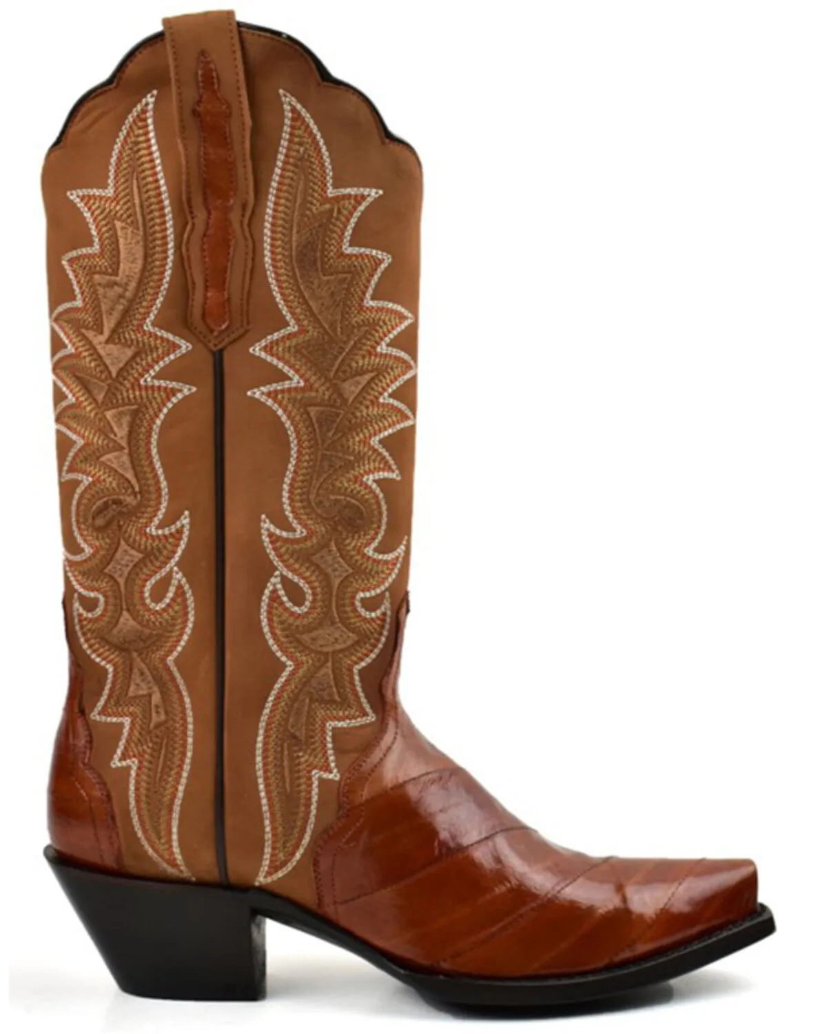 Product Name:  Dan Post Women's Eel Peanut Exotic Western Boot - Snip Toe