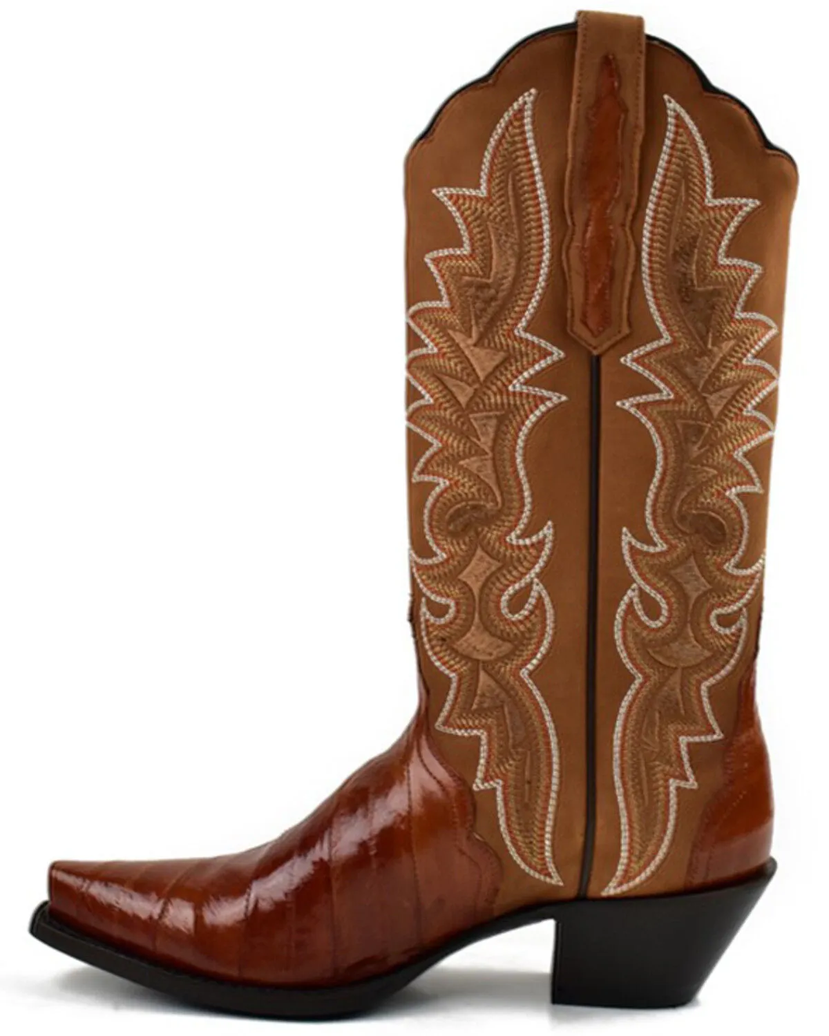 Product Name:  Dan Post Women's Eel Peanut Exotic Western Boot - Snip Toe