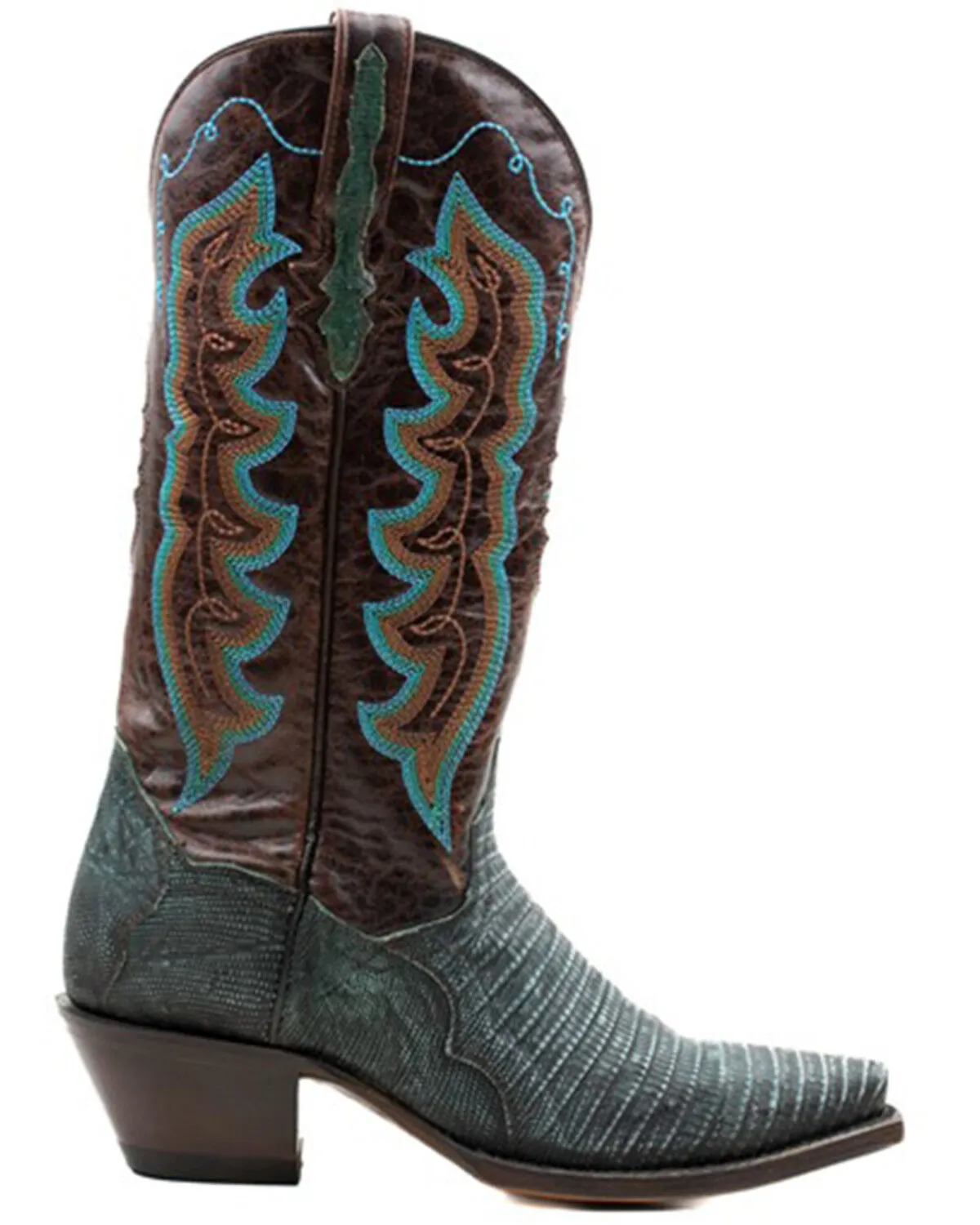 Product Name:  Dan Post Women's Rustic Exotic Lizard Western Boot - Snip Toe