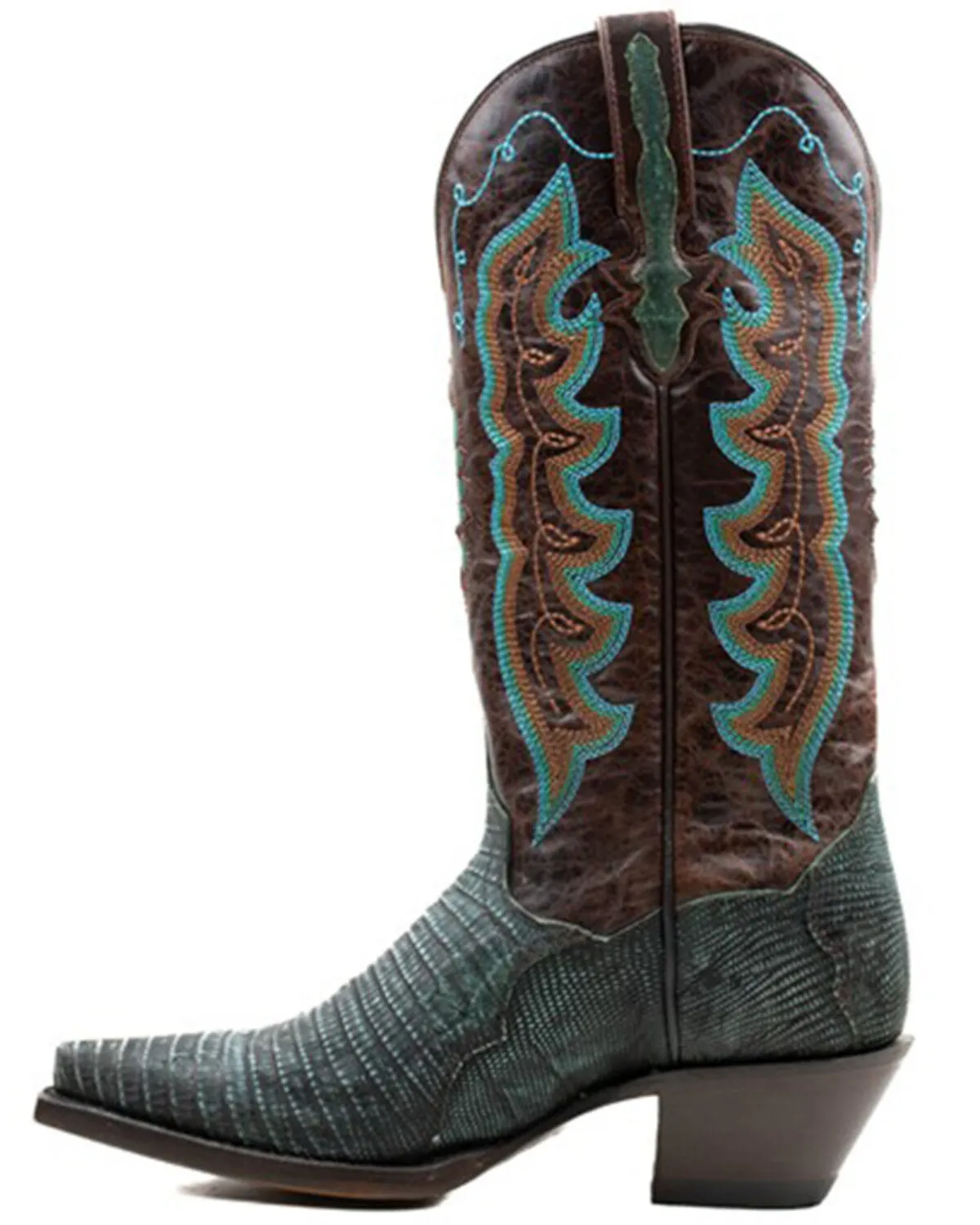 Product Name:  Dan Post Women's Rustic Exotic Lizard Western Boot - Snip Toe