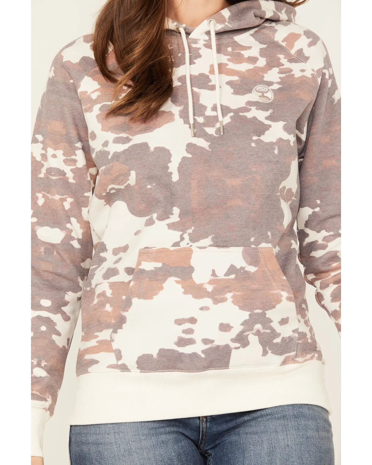 Product Name:  Hooey Women's Plains Cow Print Hoodie