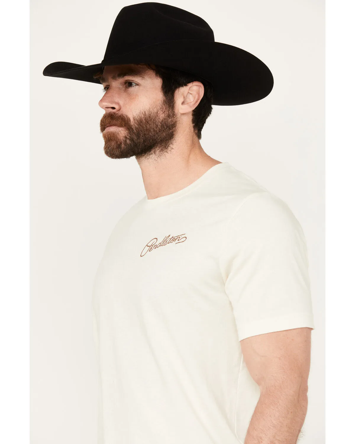 Product Name:  Pendleton Men's Boot Barn Exclusive Rancher Short Sleeve Graphic T-Shirt