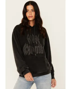 Product Name:  Youth in Revolt Women's Gone Country Studded Graphic Hoodie