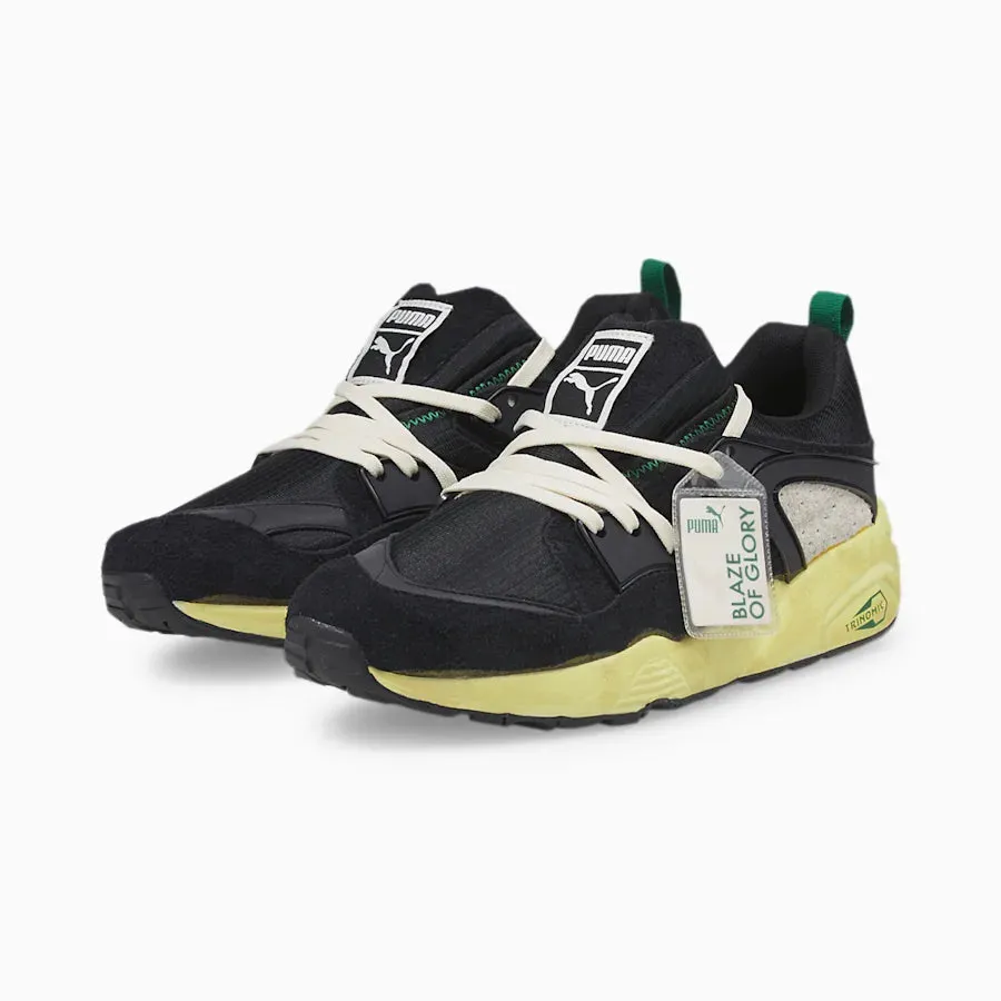 PUMA BLAZE OF GLORY THE NEVERWORN - Puma Black-Whisper White-Mellow Yellow