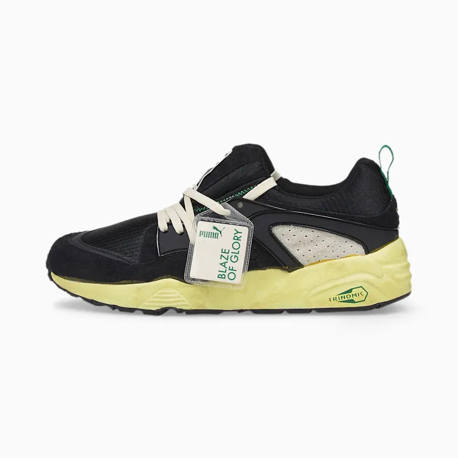 PUMA BLAZE OF GLORY THE NEVERWORN - Puma Black-Whisper White-Mellow Yellow