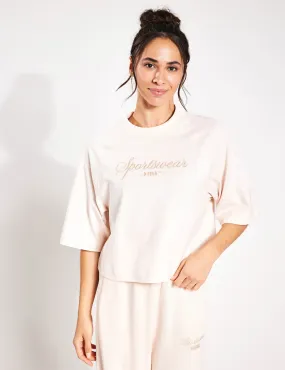 PUMA CLASSICS+ Oversized Tee - Rosebay