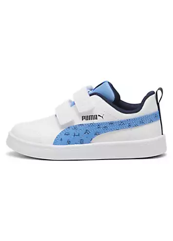 Puma Kids Courtflex V2 Woods V PS Trainers | Grattan