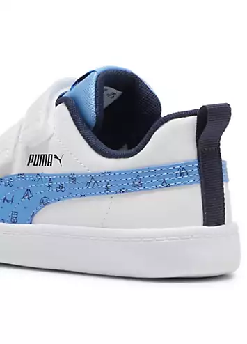 Puma Kids Courtflex V2 Woods V PS Trainers | Grattan