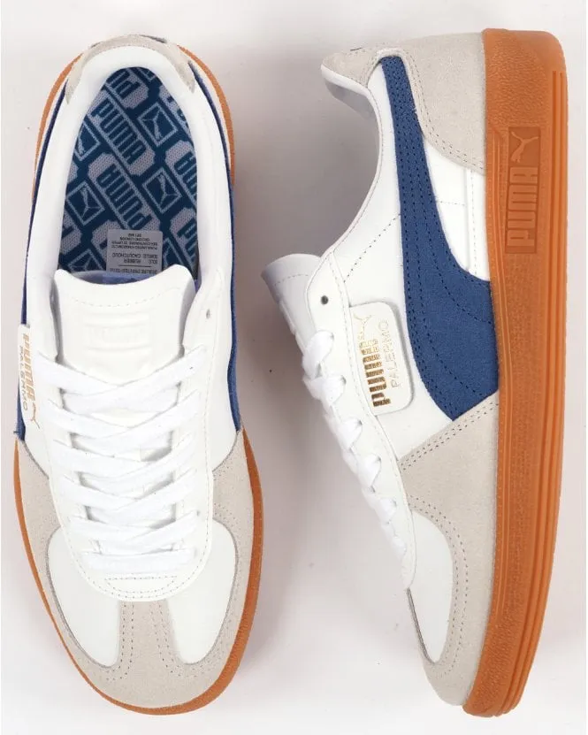 Puma Palermo Leather Trainer White Navy