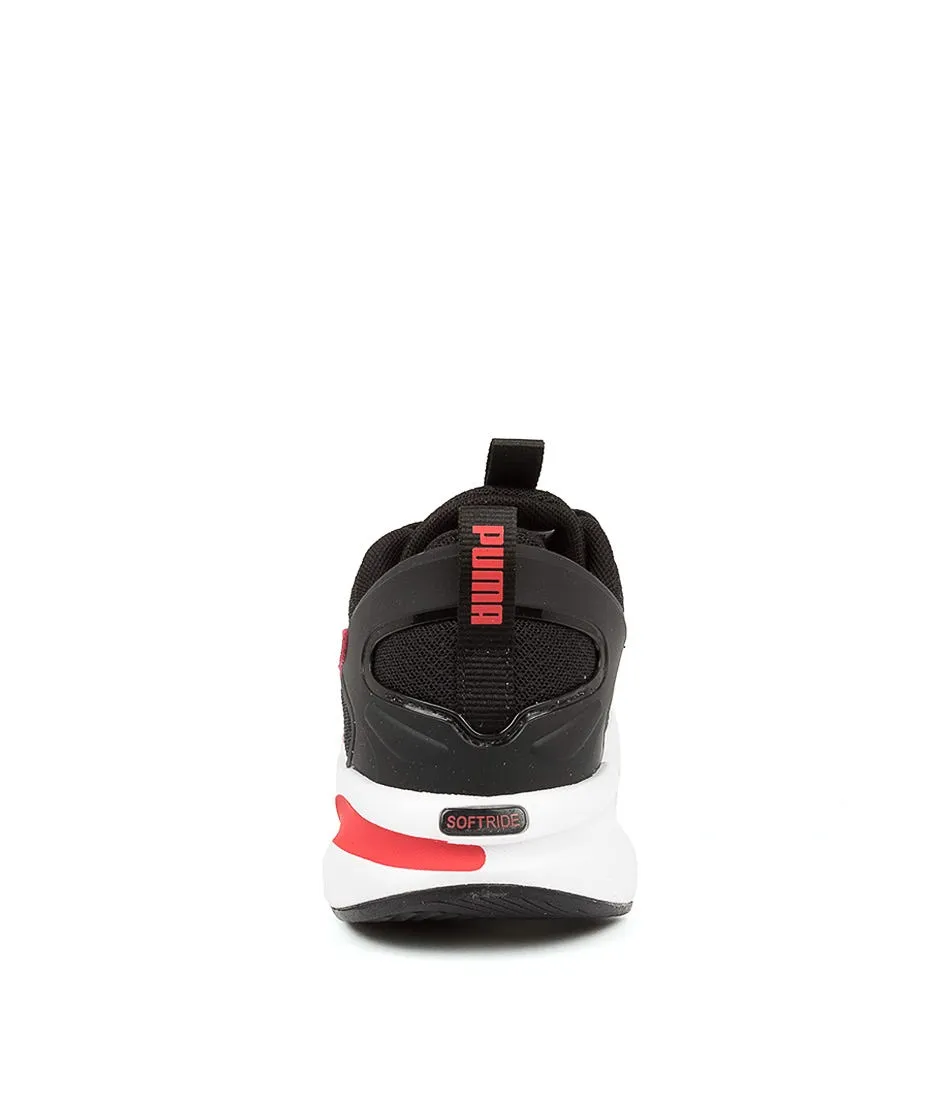 PUMA Softride Rift Jnr Blk-red