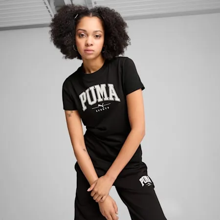 PUMA SQUAD Women's Graphic Tee | PUMA Black | PUMA Shop All Puma | PUMA 