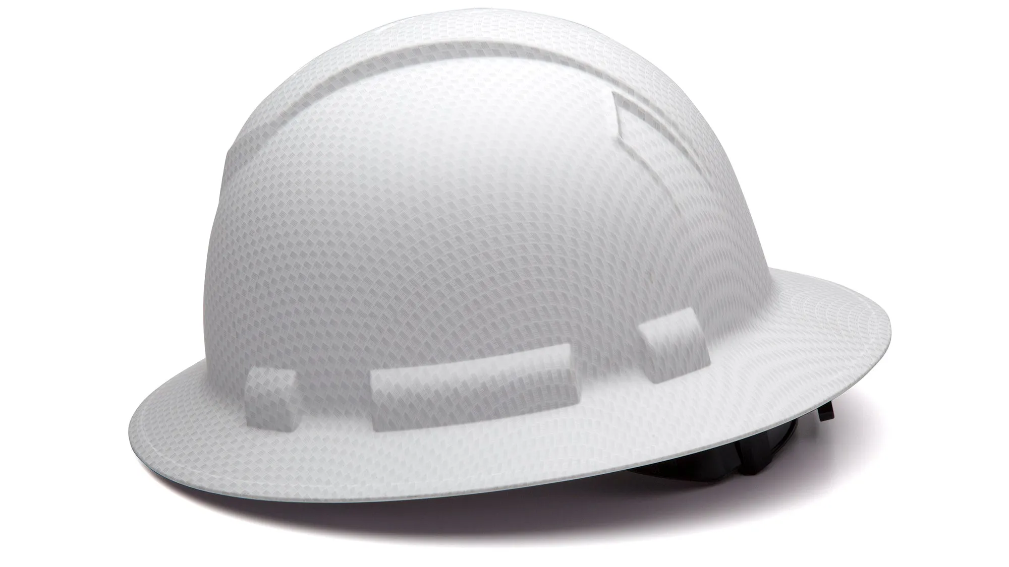 Pyramex Glossy Graphite Full Brim Hard Hat