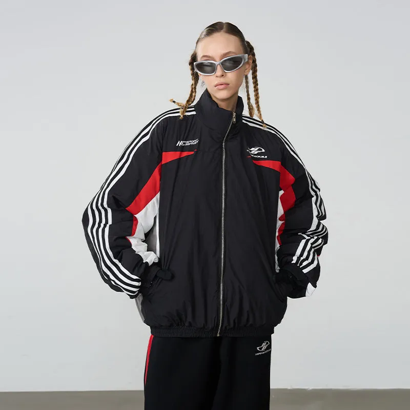 Racing Striped Logo Jacket