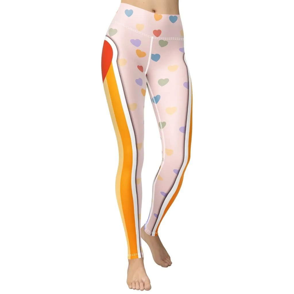 Rainbow Love Yoga Leggings