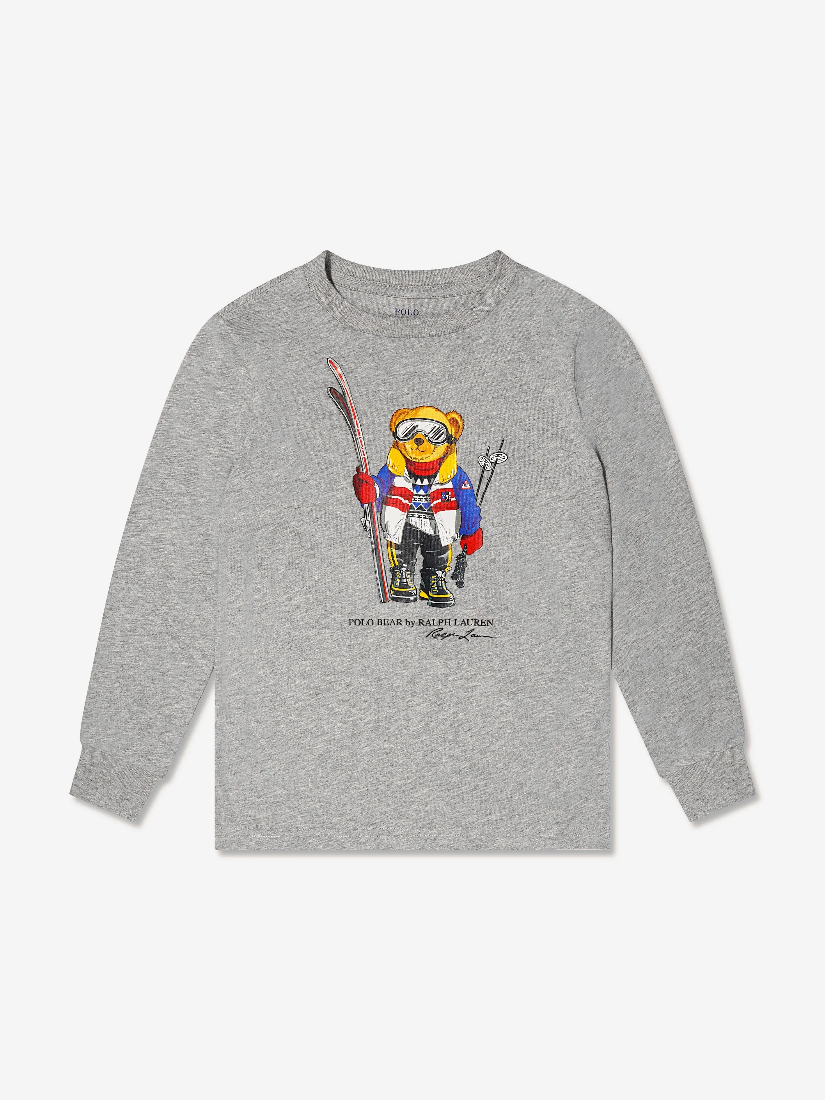 Ralph Lauren Kids - Boys Long Sleeve Ski Bear T-Shirt | Childsplay Clothing