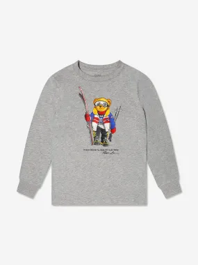 Ralph Lauren Kids - Boys Long Sleeve Ski Bear T-Shirt | Childsplay Clothing