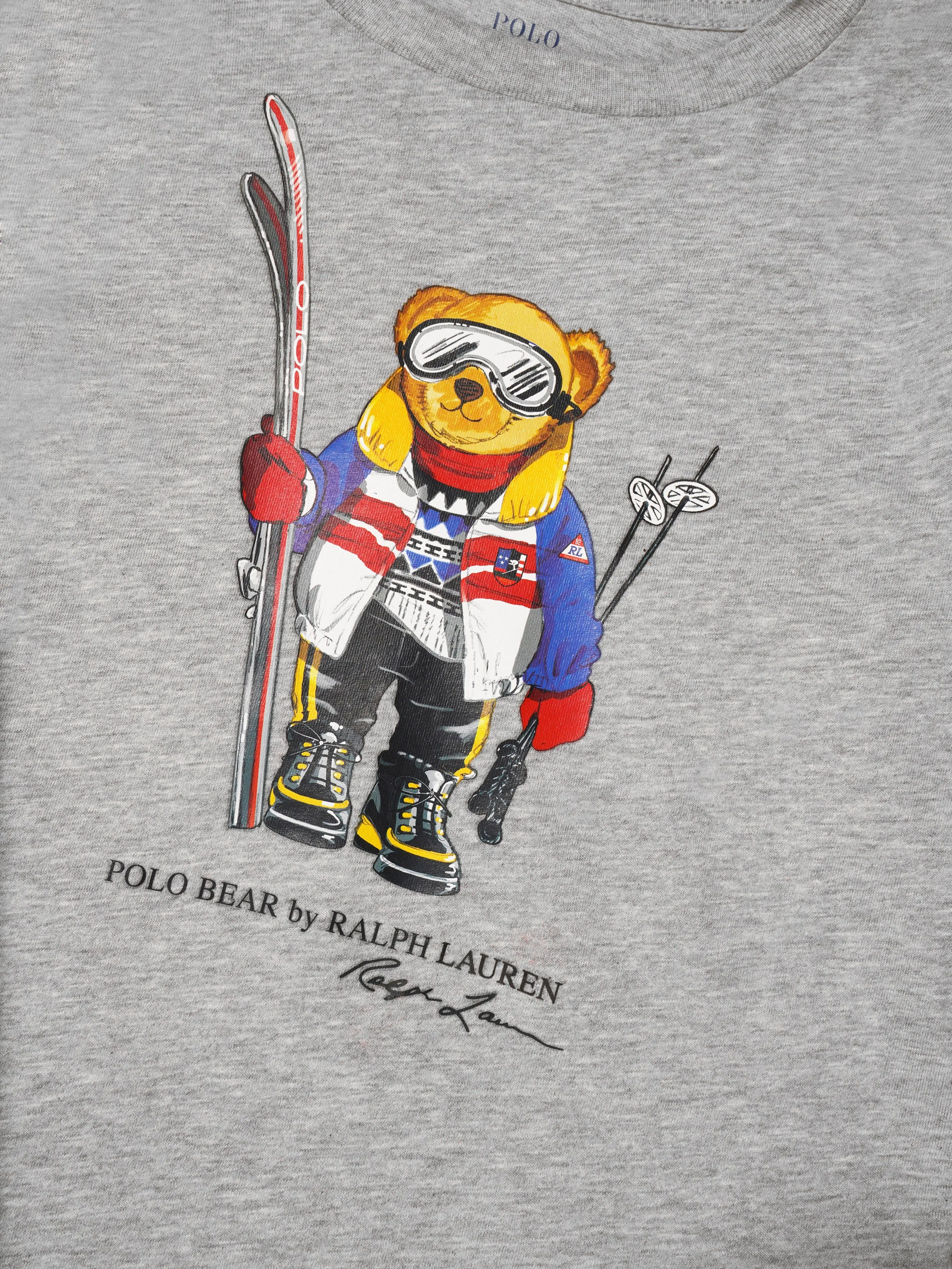 Ralph Lauren Kids - Boys Long Sleeve Ski Bear T-Shirt | Childsplay Clothing