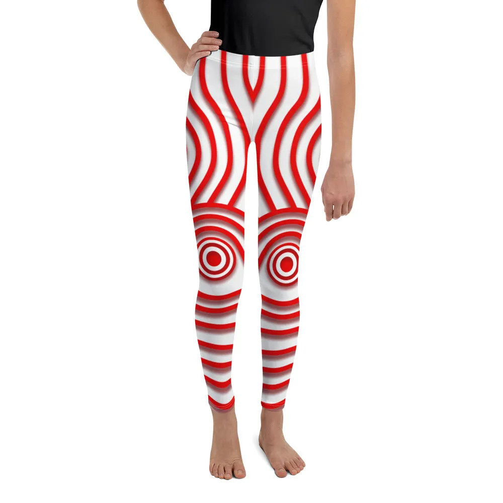 Red Target Youth Leggings