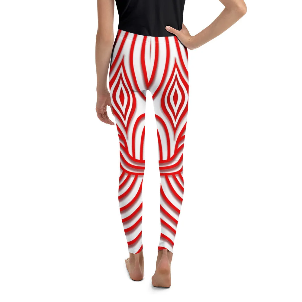 Red Target Youth Leggings