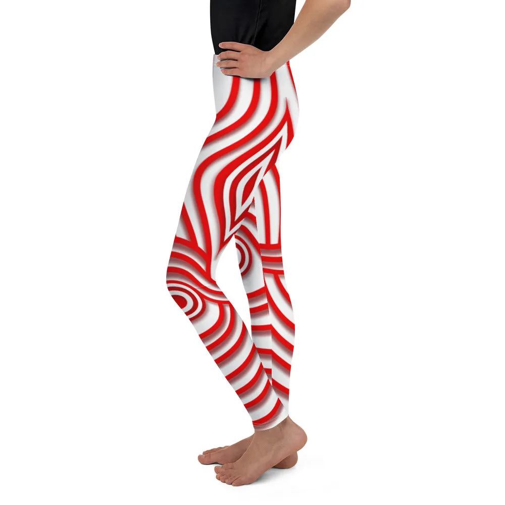 Red Target Youth Leggings