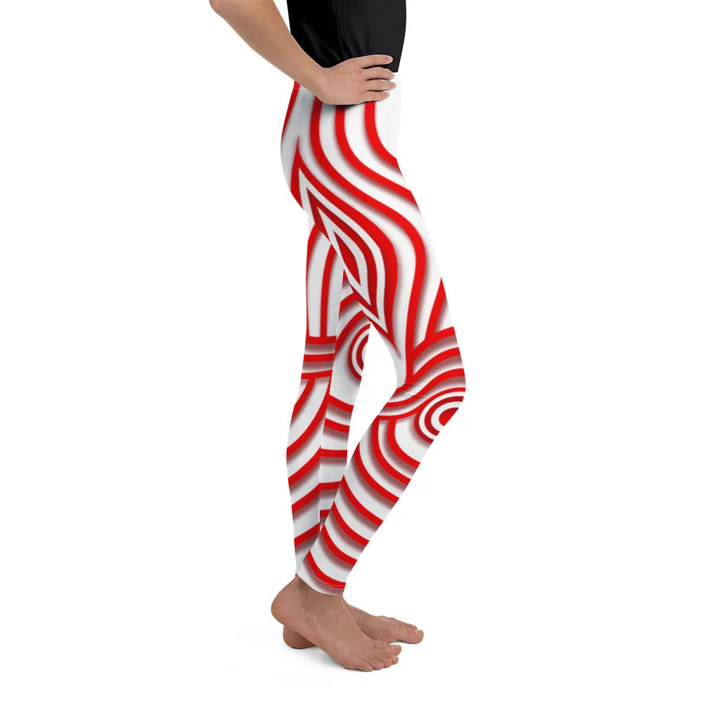 Red Target Youth Leggings