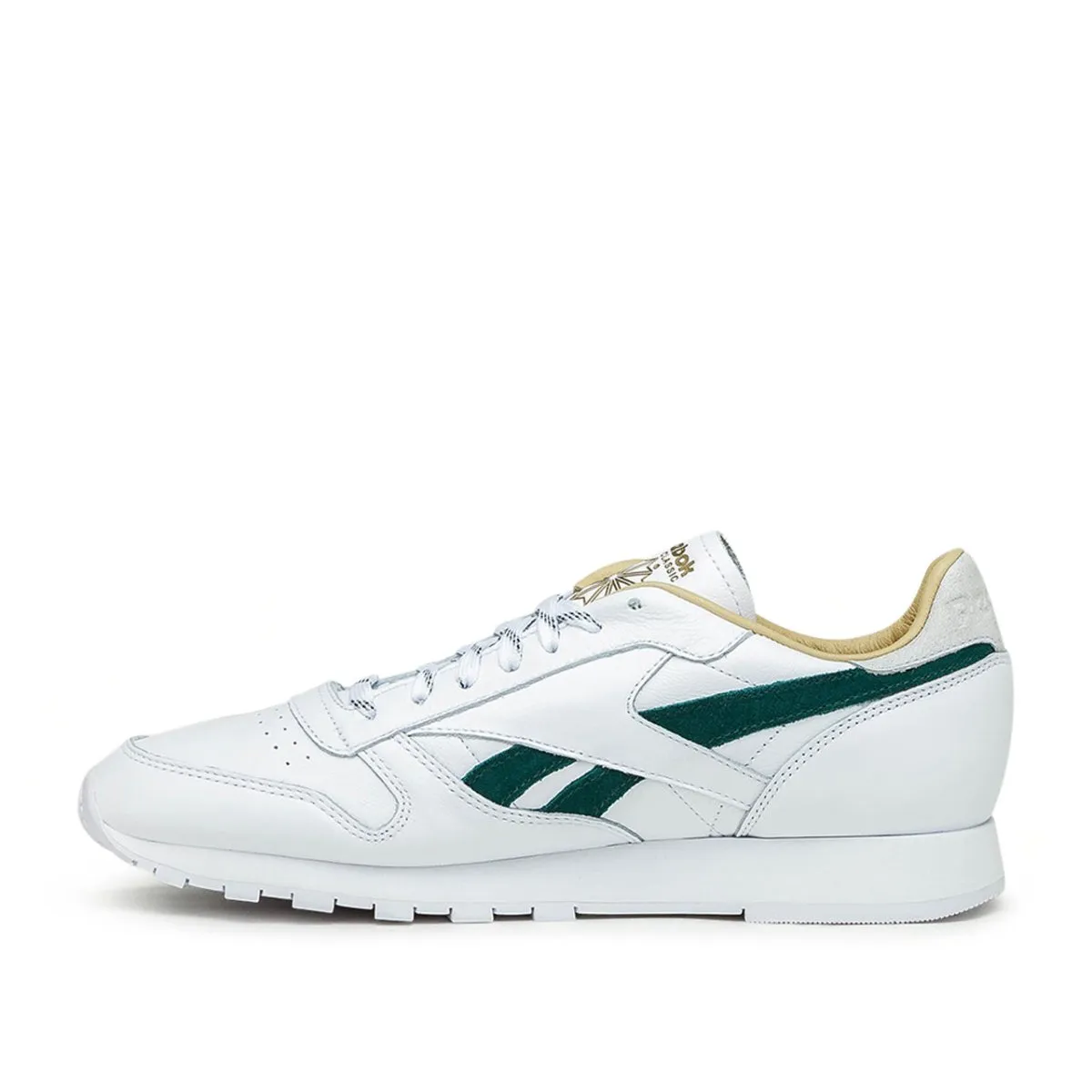 Reebok Classic Leather (White / Green / Gold)