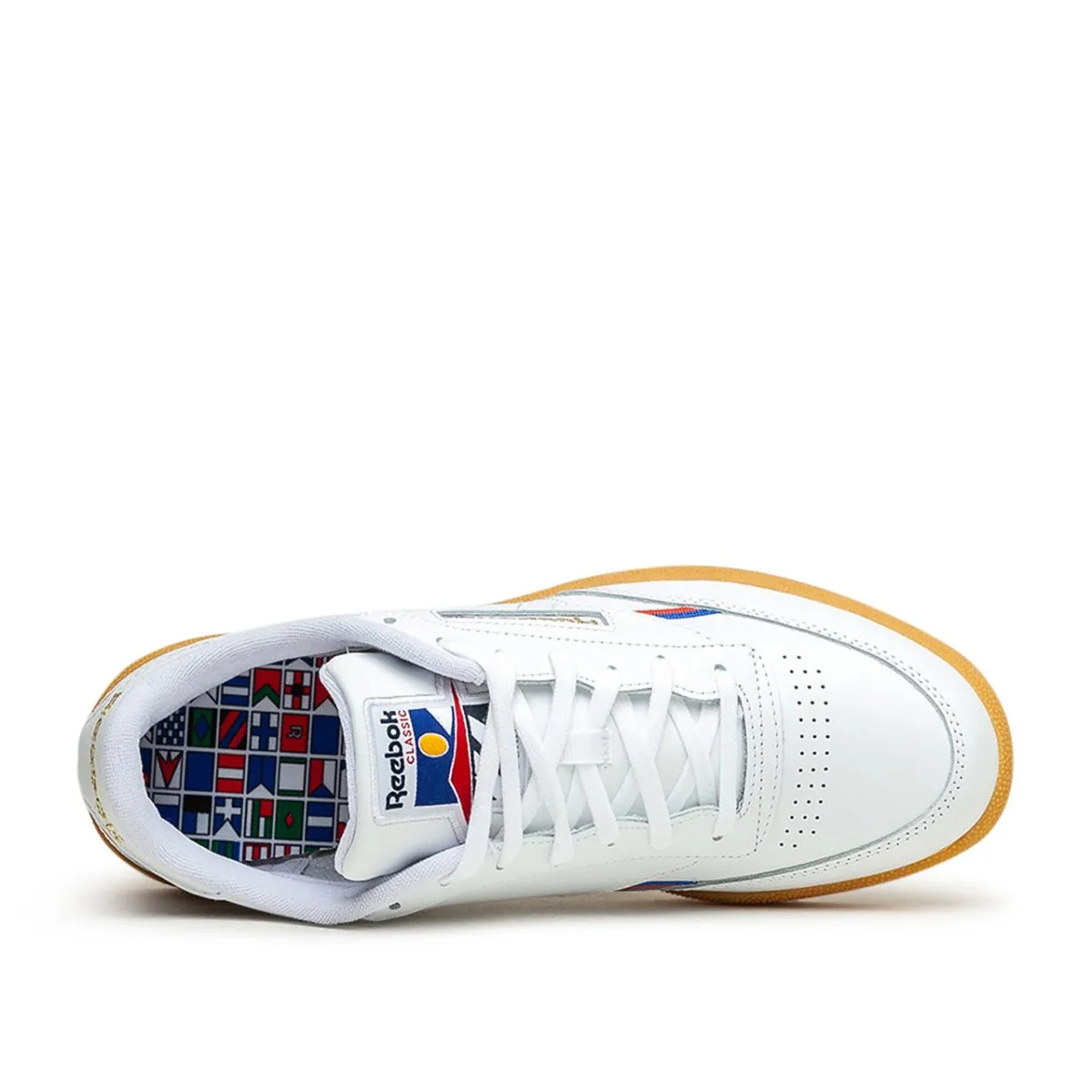 Reebok CLUB C 85 MU (White / Red / Blue)