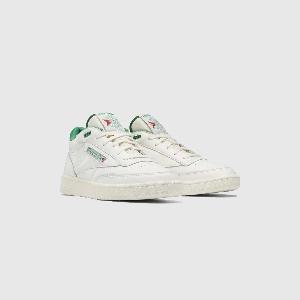 Reebok Club C Mid II Vintage - Chalk / Glen Green / Classic White