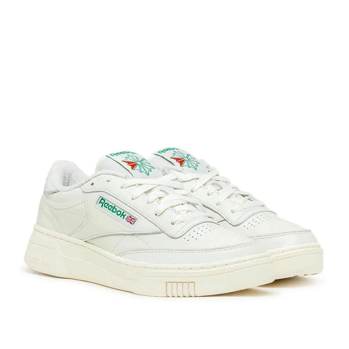 Reebok Club C Stacked (White / Green)