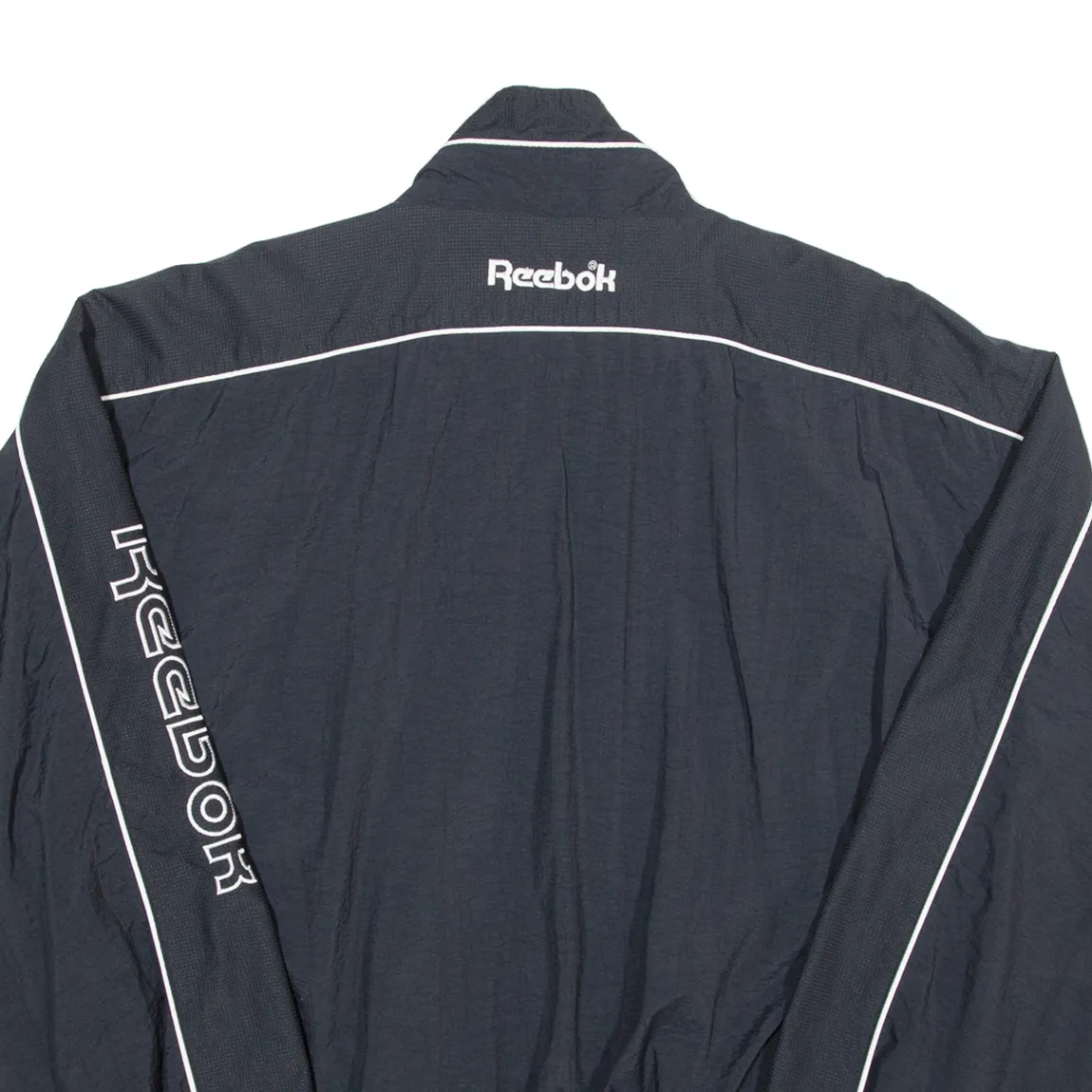 REEBOK Mens Track Jacket Black L