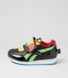 REEBOK Royal Jog 2 Tot Black Lime Blue Sneakers