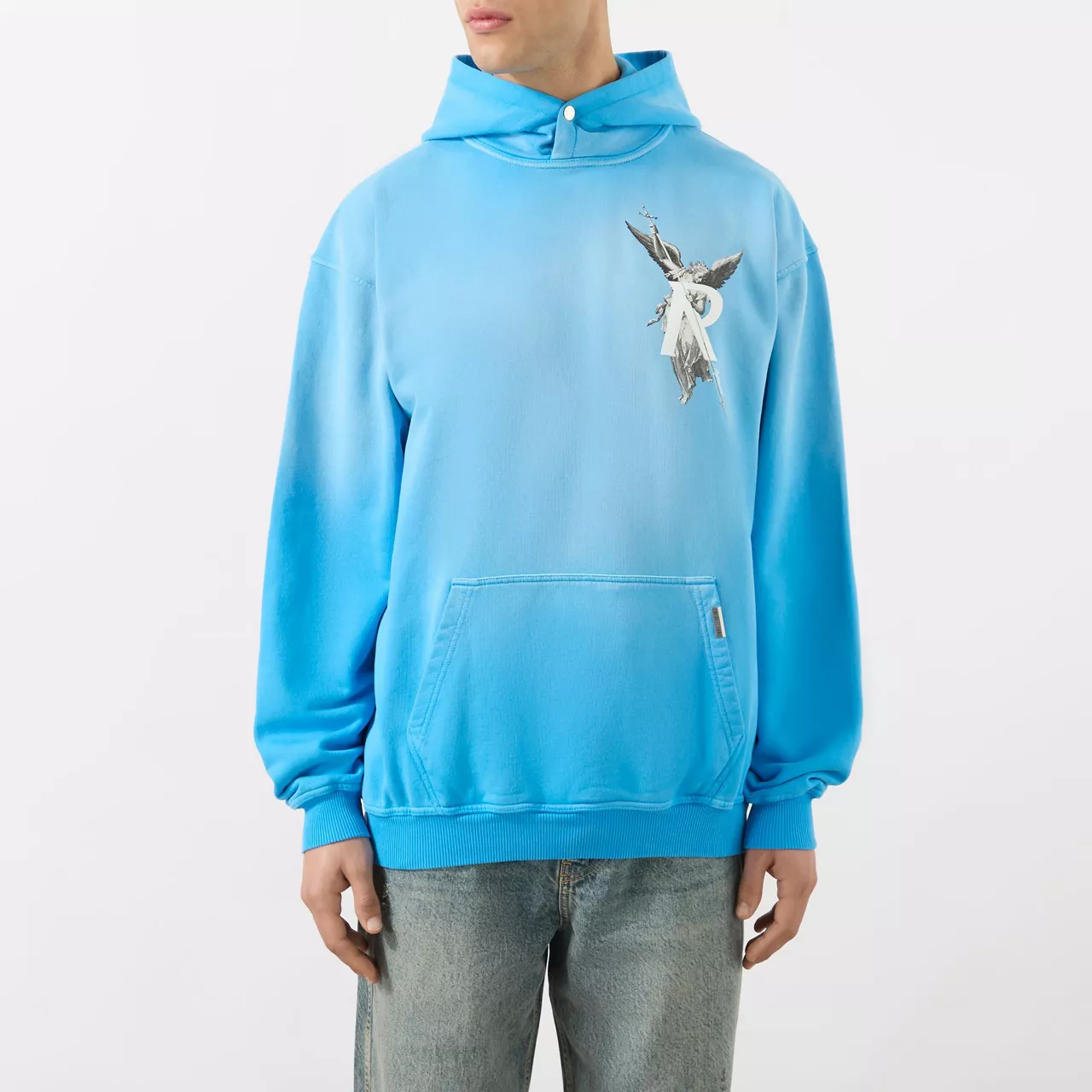 REPRESENT Archangel Print Hoodie - Blue