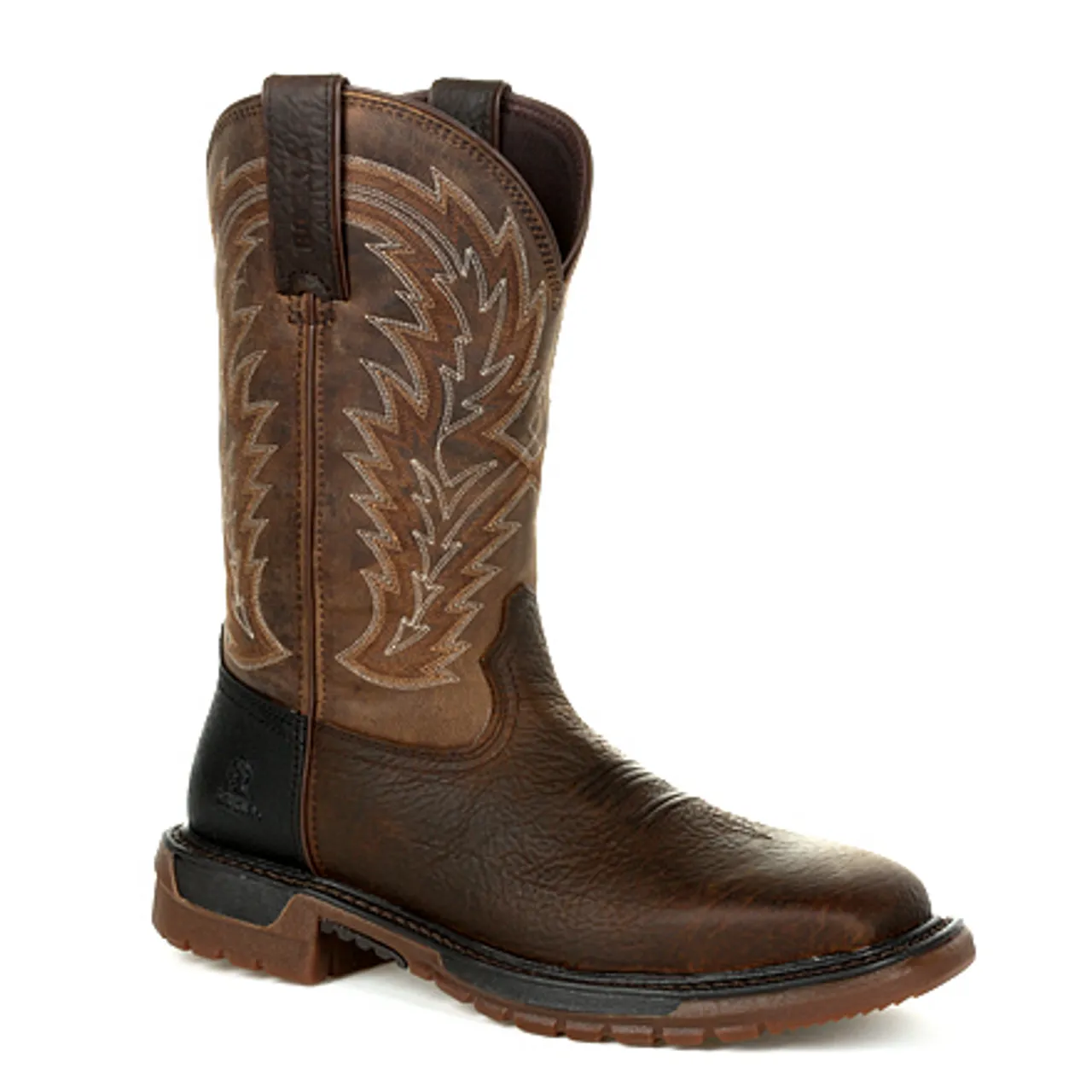 Rocky Mens Original Ride FLX Steel Toe Western Boot RKW0321 BROWN