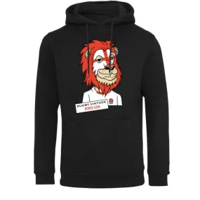 Rugby Vintage - England Bored Lion Hoodie - Black