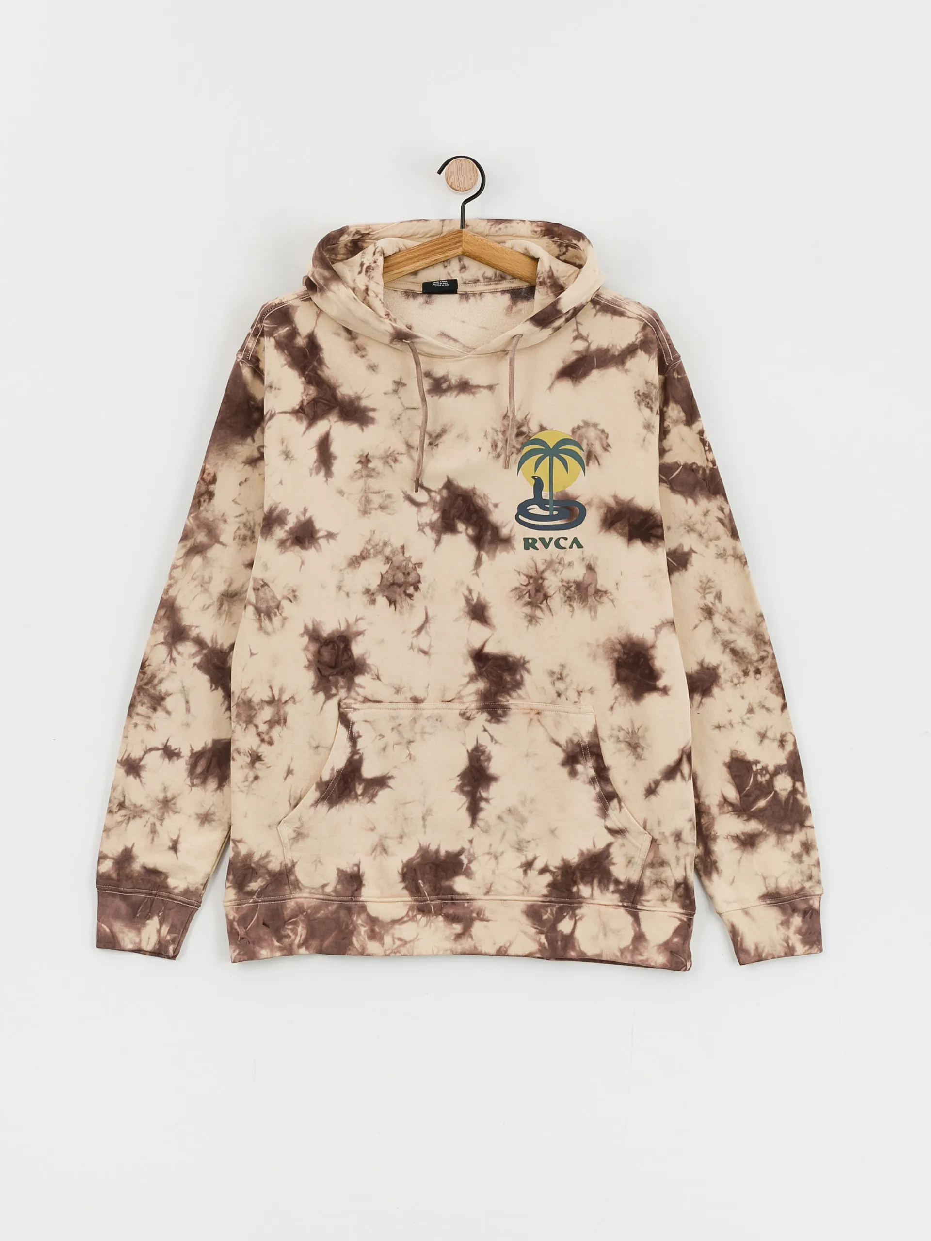 RVCA Cobra Mirage HD Hoodie (khaki tie dye)