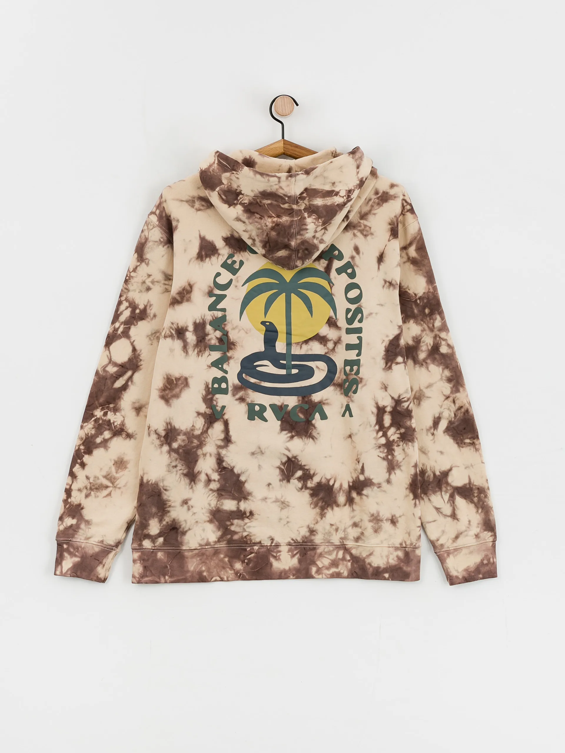 RVCA Cobra Mirage HD Hoodie (khaki tie dye)