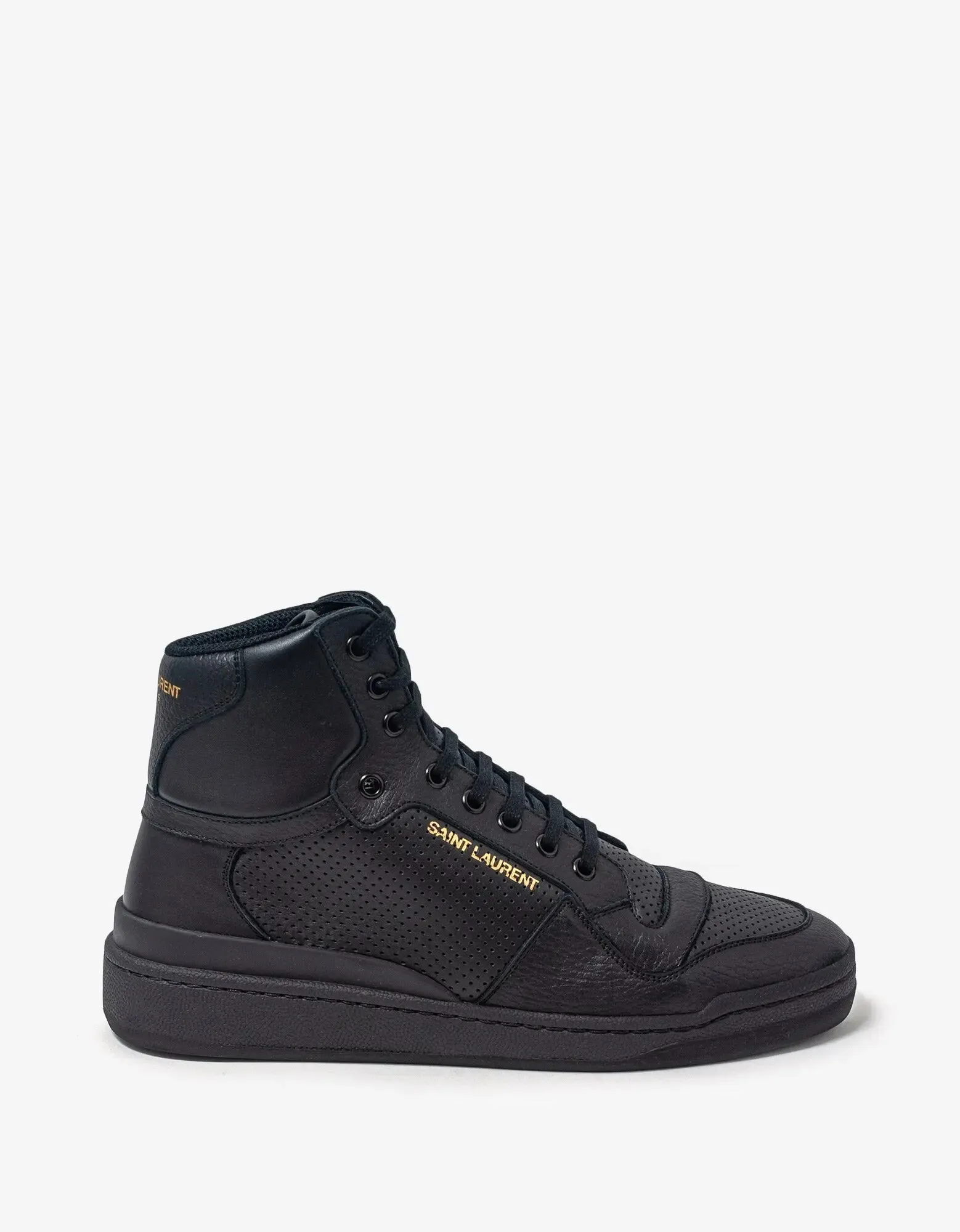 Saint Laurent Black SL/24 Mid Top Trainers